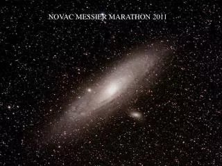 NOVAC MESSIER MARATHON 2011