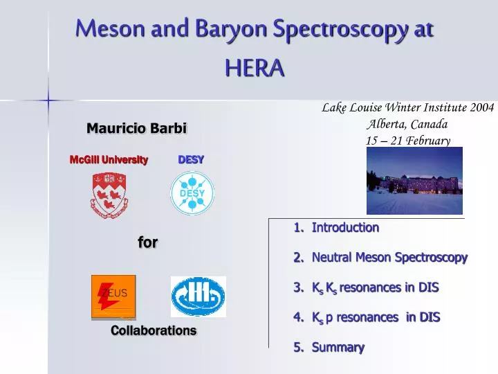 meson and baryon spectroscopy at hera