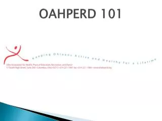OAHPERD 101