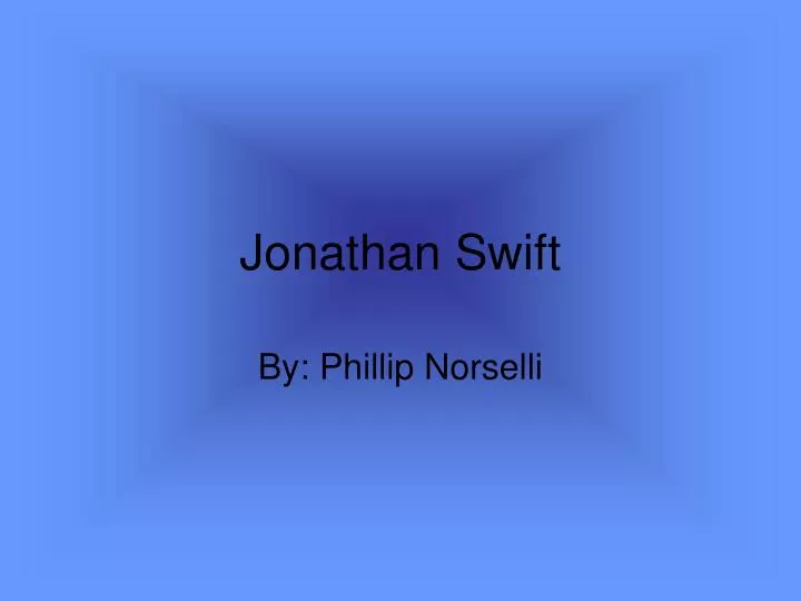 jonathan swift