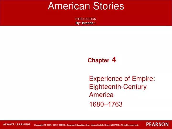 experience of empire eighteenth century america 1680 1763