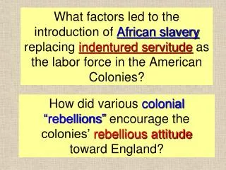 HOW SLAVERY CAME TO THE U.S.