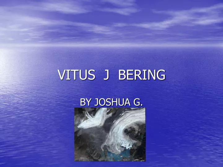 vitus j bering