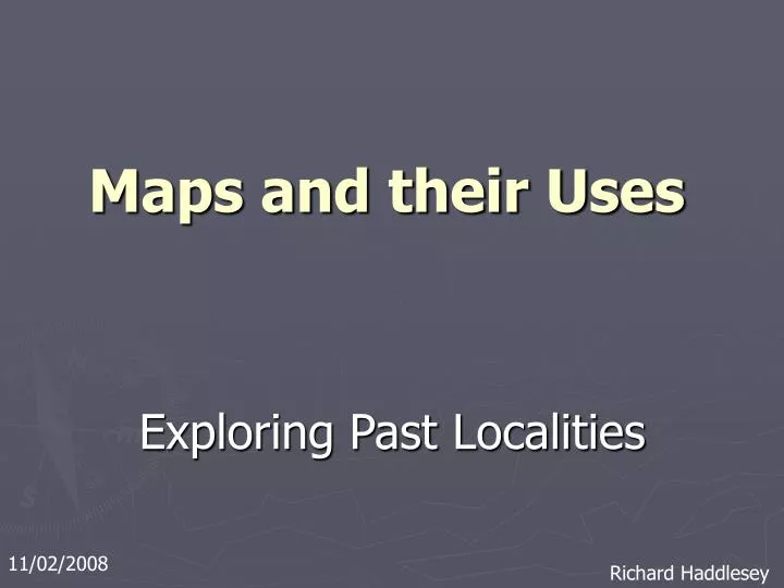 maps and their uses