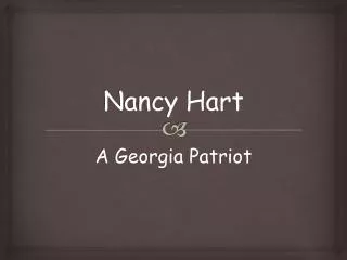 Nancy Hart