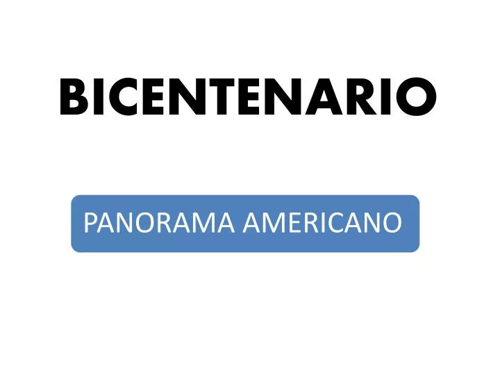 bicentenario