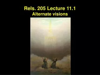 Rels. 205 Lecture 11.1