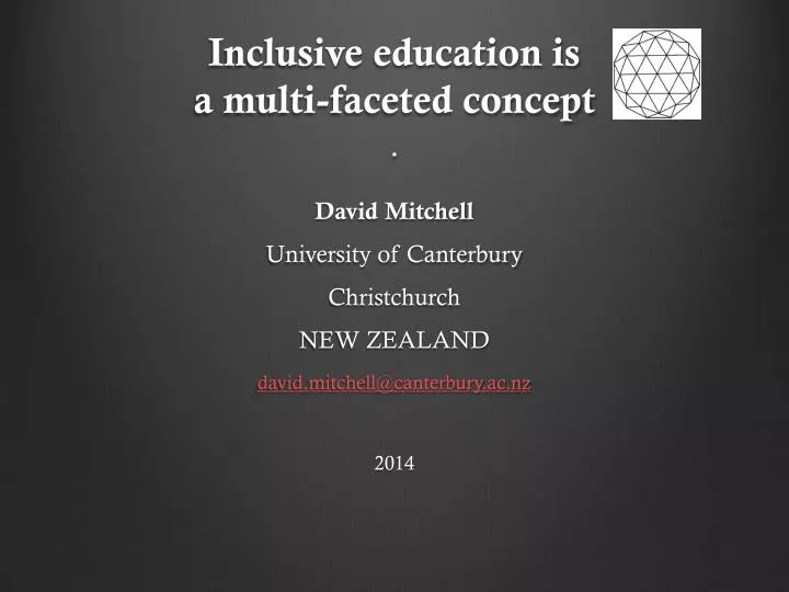 inclusive education is a multi faceted concept