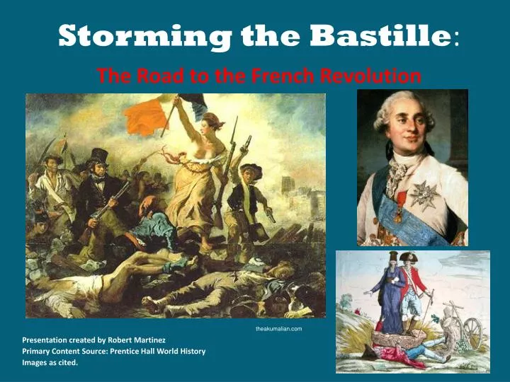 storming the bastille the road to the french revolution