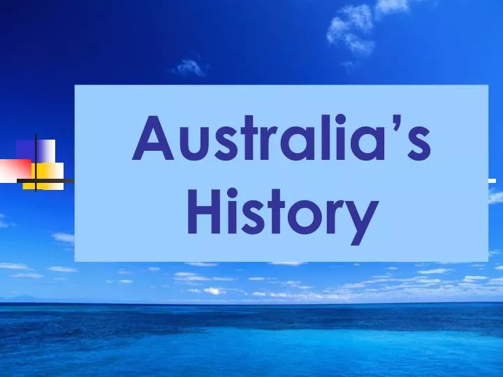 australia s history