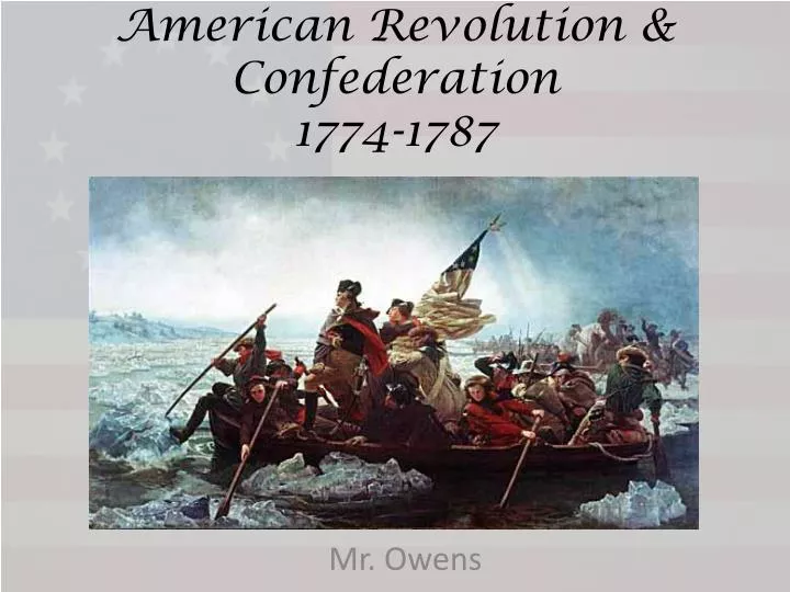 american revolution confederation 1774 1787