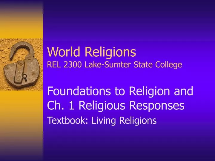 world religions rel 2300 lake sumter state college