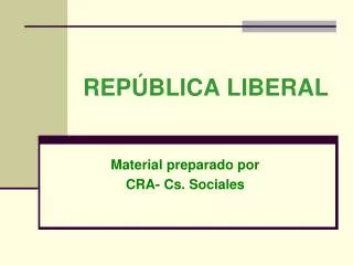 rep blica liberal