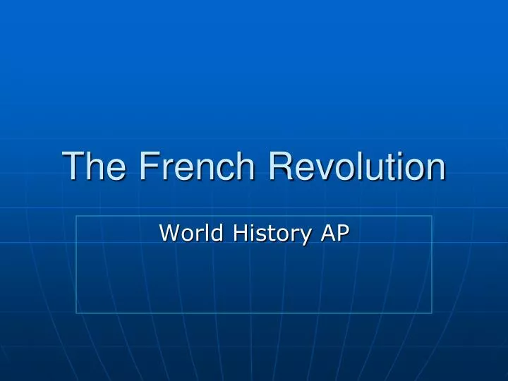 download powerpoint presentation on french revolution