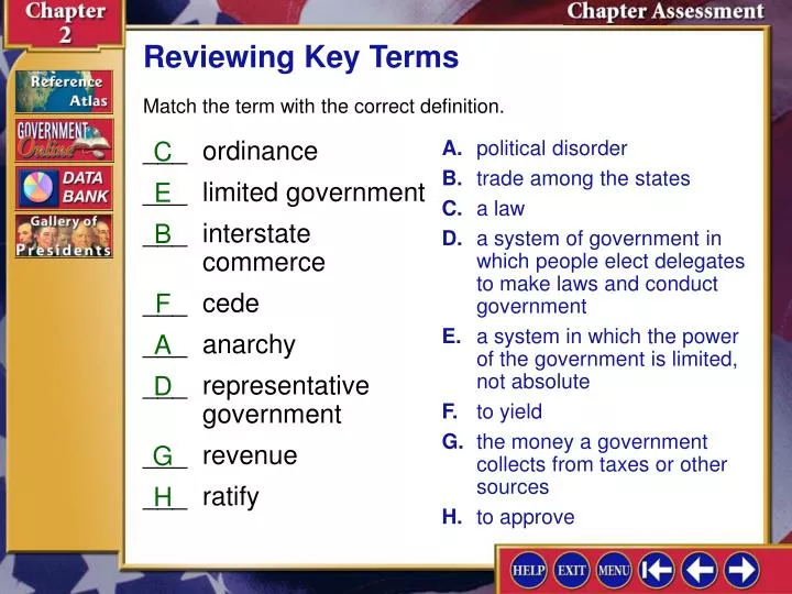 chapter assessment 2