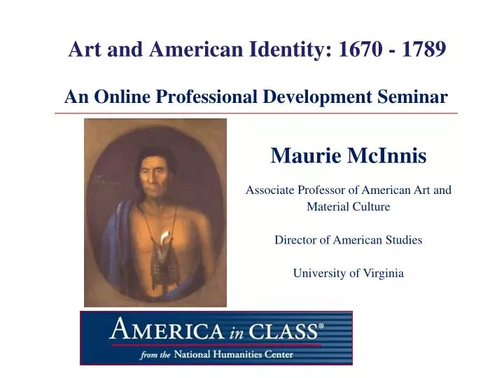 art and american identity 1670 1789