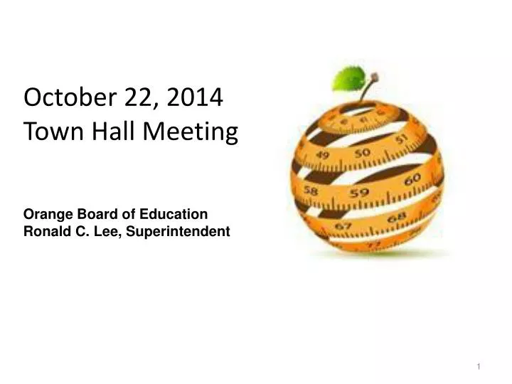 october 22 2014 town hall meeting