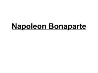 napoleon bonaparte