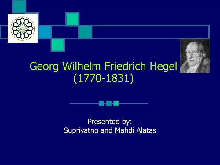 georg wilhelm friedrich hegel 1770 1831