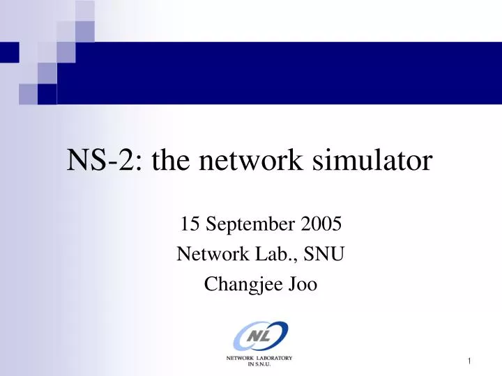 ns 2 the network simulator
