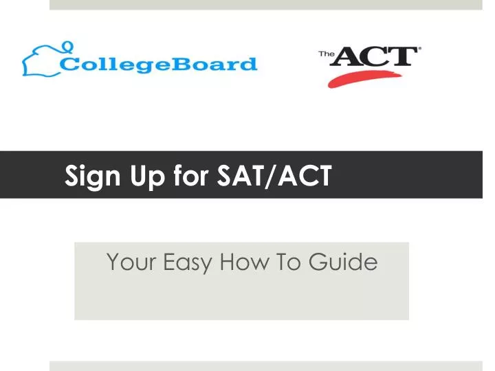 sign up for sat act