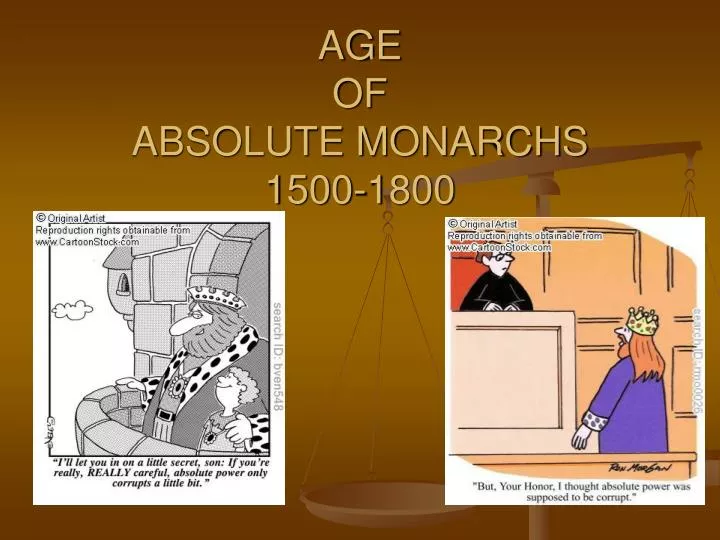 age of absolute monarchs 1500 1800