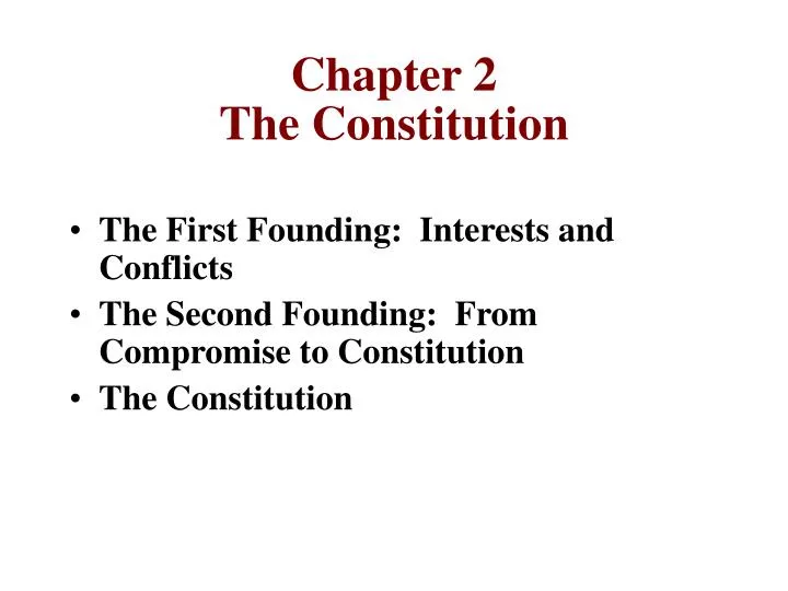 chapter 2 the constitution