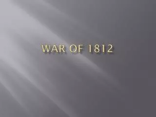 War of 1812