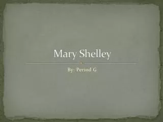 Mary Shelley