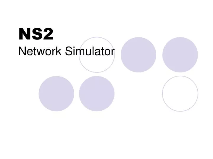 ns2 network simulator