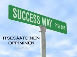 itses t inen oppiminen