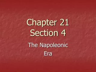 Chapter 21 Section 4