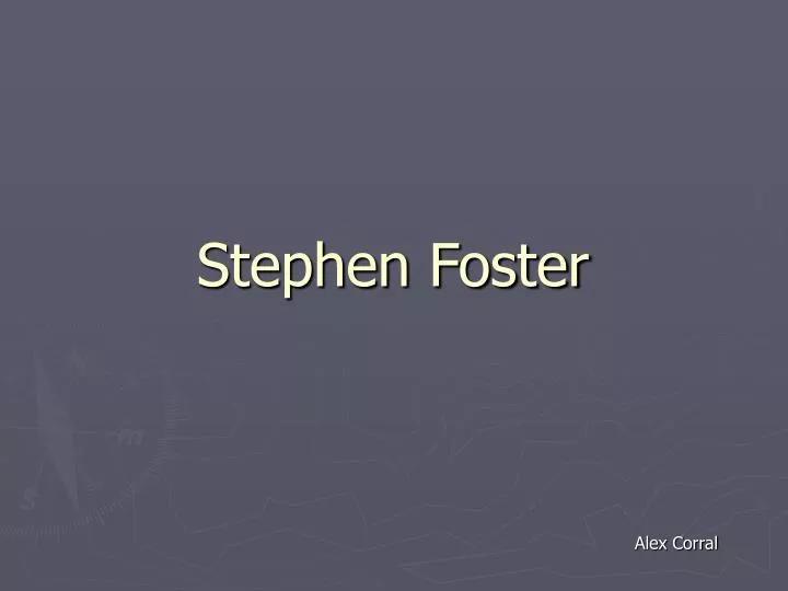 stephen foster
