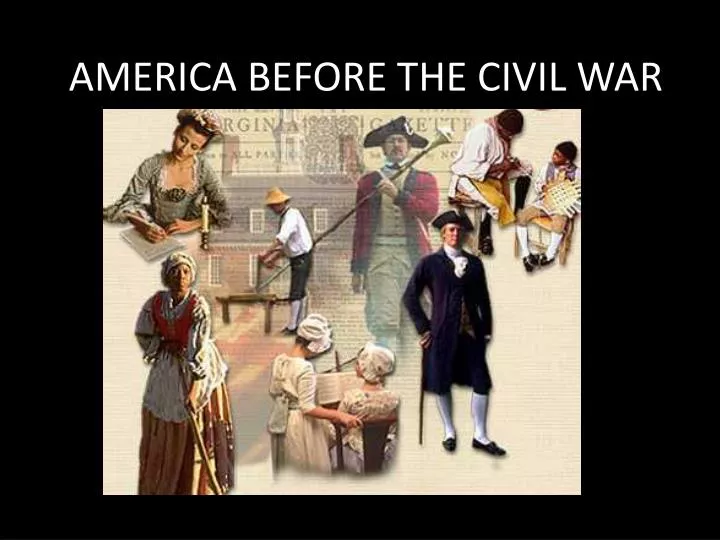 america before the civil war