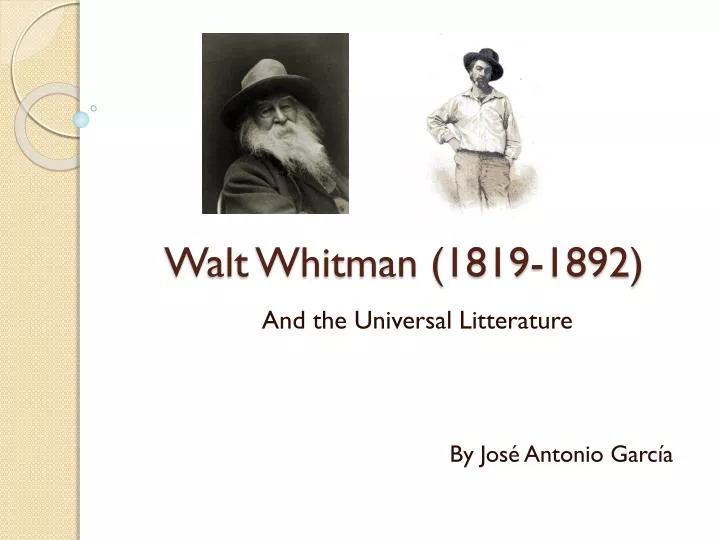 walt whitman 1819 1892