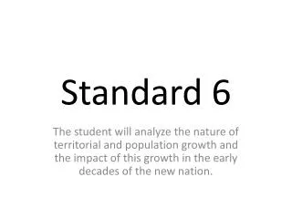 Standard 6