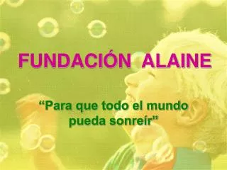 fundaci n alaine