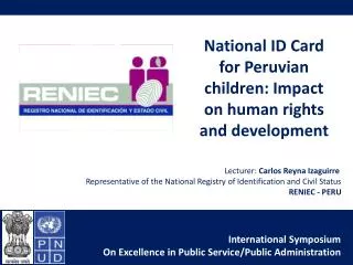 National ID Card for Peruvian children: Impact on human rights and development