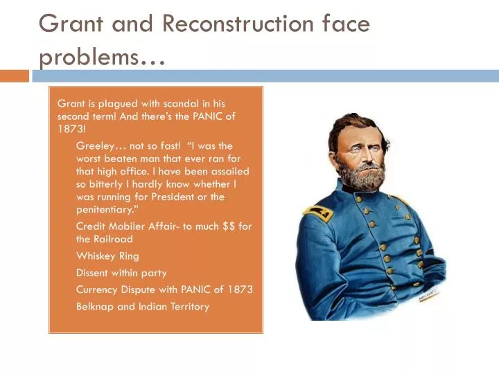 grant and reconstruction face problems