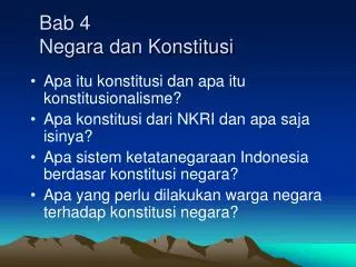 bab 4 negara dan konstitusi