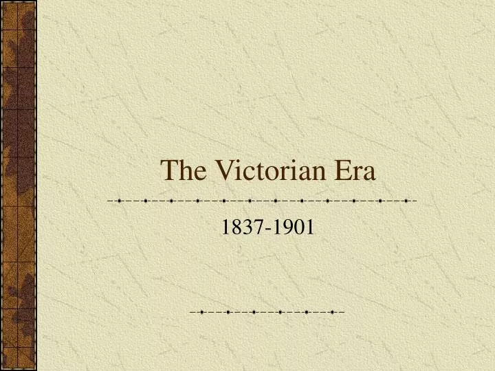 the victorian era