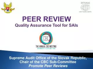 PEER REVIEW Quality Assurance Tool for SAIs