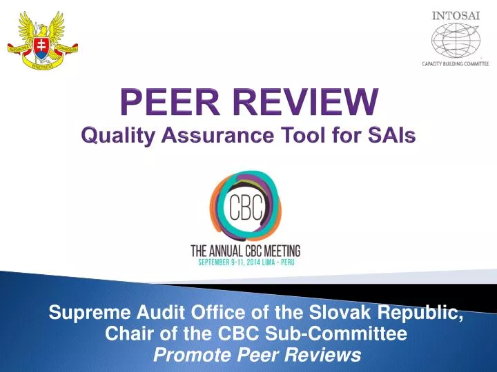 peer review quality assurance tool for sais