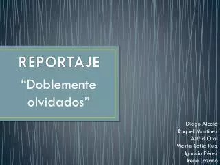 reportaje