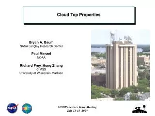 Cloud Top Properties