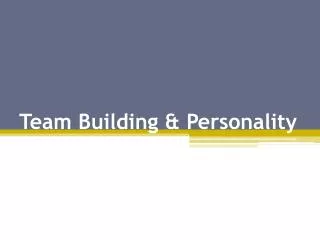 team building personality