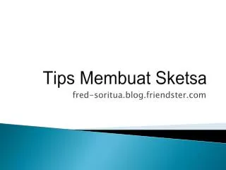 tips membuat sketsa