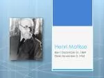 Henri Matisse - slide 1