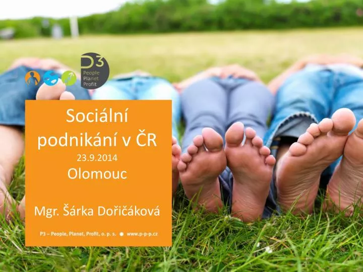 soci ln podnik n v r 23 9 2014 olomouc mgr rka do i kov