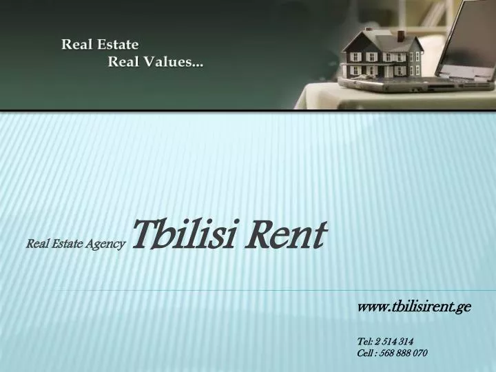 real estate agency tbilisi rent